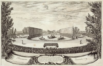 Stage on the Large Pond Representing the Isle of Alcine, Third Day of 